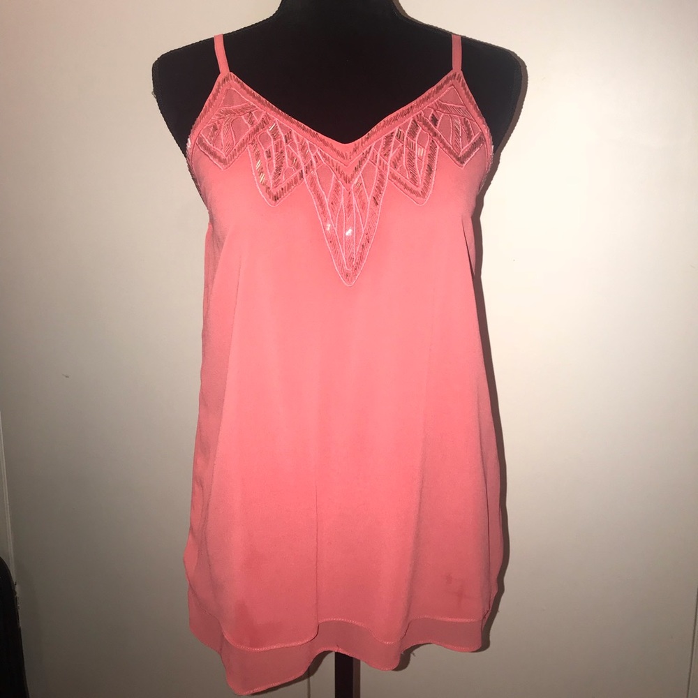 Sm salmon colored top by Romeo and Juiet